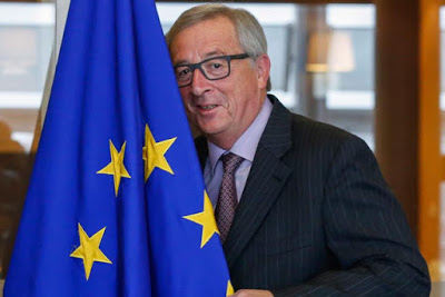 Jean-Claude Juncker w. flag