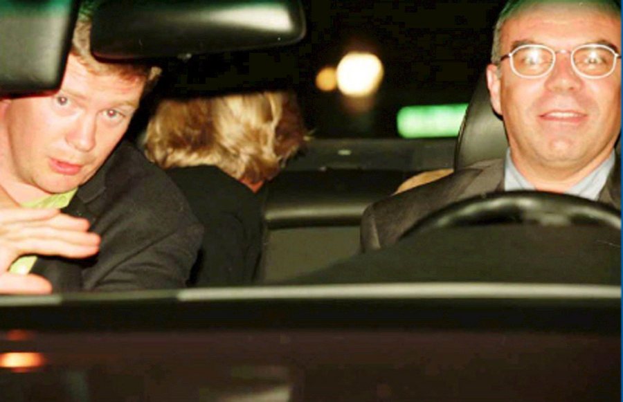 epa01307436 (FILE) This photo made available 02 October 2007 by Britain's H.M. Coroner office showing Princess Diana (behind L) turning to look out of the back window of the Mercedes she was travelling in with Dodi al Fayed in the early hours of 31 August 1997 moments before crashing. It was one of a number of pictures studied by jurors in the Princess Diana inquest at the High Courts in London 2nd October. In the never before published shot are also Dodi's bodyguard Travor Rees (L) and driver Henri Paul (R).   Princess Diana and her lover Dodi al-Fayed were unlawfully killed due to the gross negligence of driver Henri Paul and the photographers who followed their car in Paris on August 31, 1997, the jury at the inquest into their deaths ruled 07 April 2008. (PLEASE NOTE RESTRICTIONS)  EPA/CROWN COPYRIGHT RESERVED UK & IRELAND OUT,  NO SALES NO ARCHIVES - PHOTOGRAPH CANNOT BE STORED OR USED MORE THAN 14 DAYS AFTER THE DAY OF TRANSMISSION. EDITORIAL USE ONLY