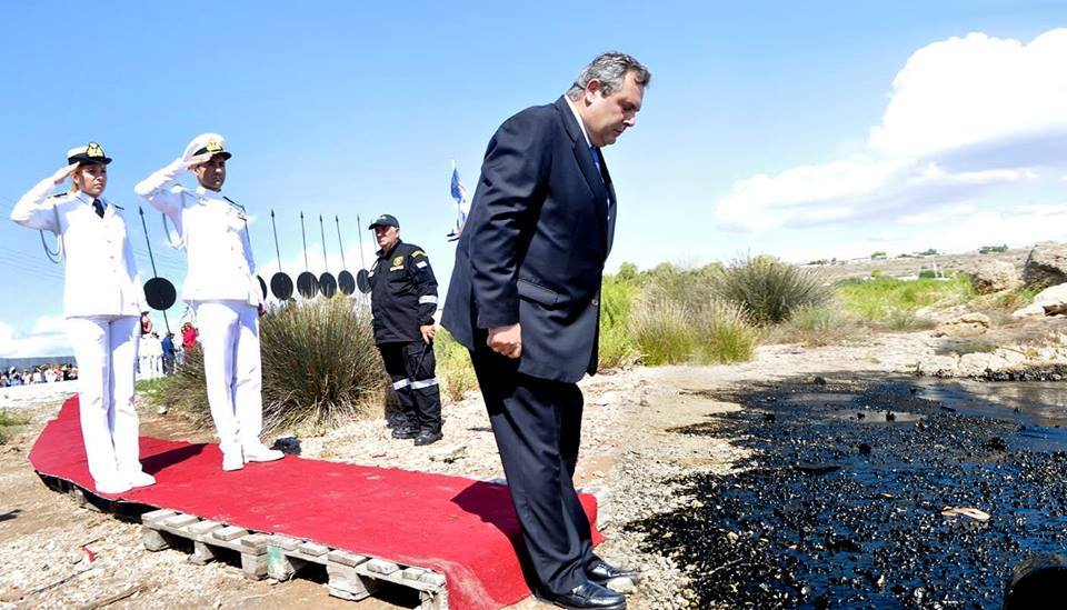 Ο Καμμένος στον Τύμβο των Σαλαμινομάχων 1