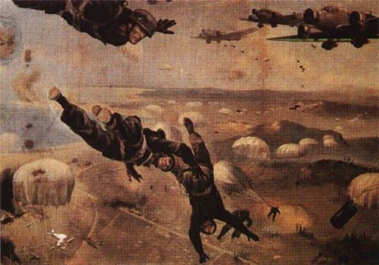Προπαγανδιστική-τέχνη-από-την-Μάχη-της-Κρήτης-768x536