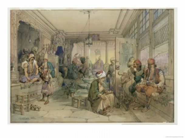 preziosi_-_a_coffee_house_constantinople_1854