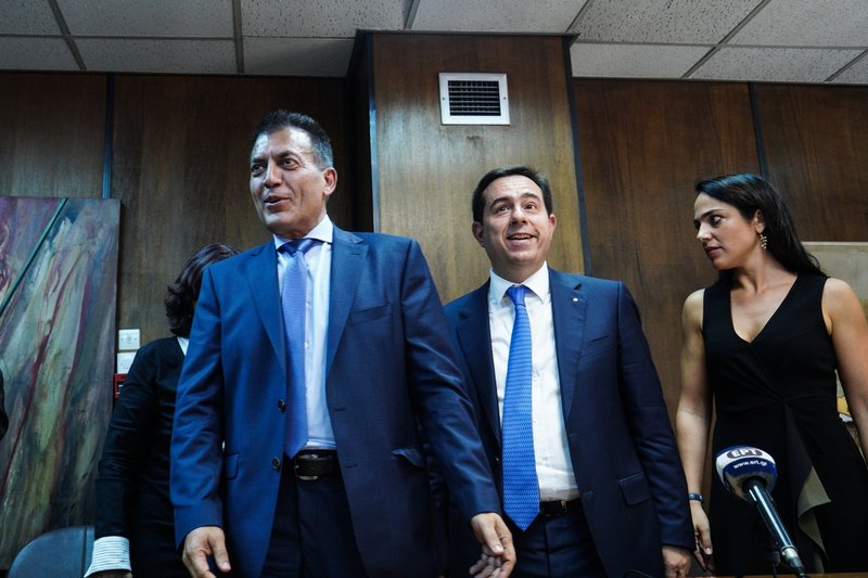Handover ceremony at the Ministry of Labour by Efi Achtsioglou to Yiannis Vroutsis, in Athens, Greece on July 9, 2019./ Παράδοση-Παραλαβή στο Υπουργείο Εργασίας από την Έφη Αχτσιόγλου στον Γιάννη Βρούτση, στις 9 Ιουλίου, 2019.