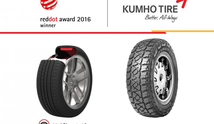 Kumhos Red Dot Award Winners Kumho K-Silent tire and Kumho Road Venture ...