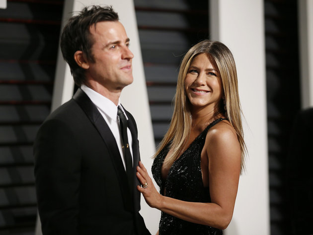89th Academy Awards - Oscars Vanity Fair Party - Beverly Hills, California, U.S. - 26/02/17 – Actress Jennifer Aniston and Justin Theroux. REUTERS/Danny Moloshok