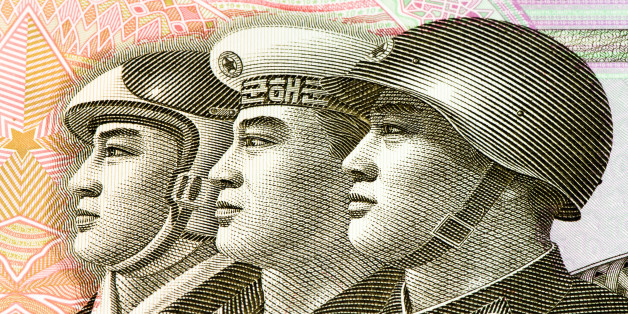 10 North Korea won bank note. North Korea won is the national currency of North Korea