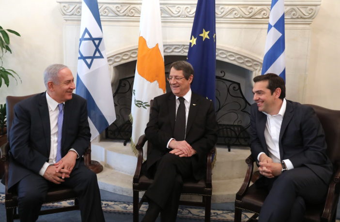 Cyprus, Greece, and Israel trilateral meeting