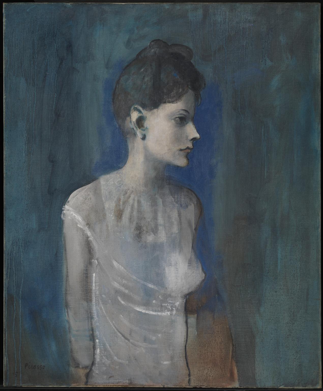 Girl in a Chemise c.1905 Pablo Picasso 1881-1973 Bequeathed by C. Frank Stoop 1933 http://www.tate.org.uk/art/work/N04720