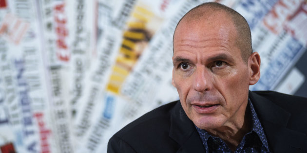 ROME, ITALY - OCTOBER 26: Yanis Varoufakis, candidate for the Presidency of the European Commission, speaks during a conference with the foreign press on October 26, 2018 in Rome, Italy. (Photo by Antonio Masiello/Getty Images)