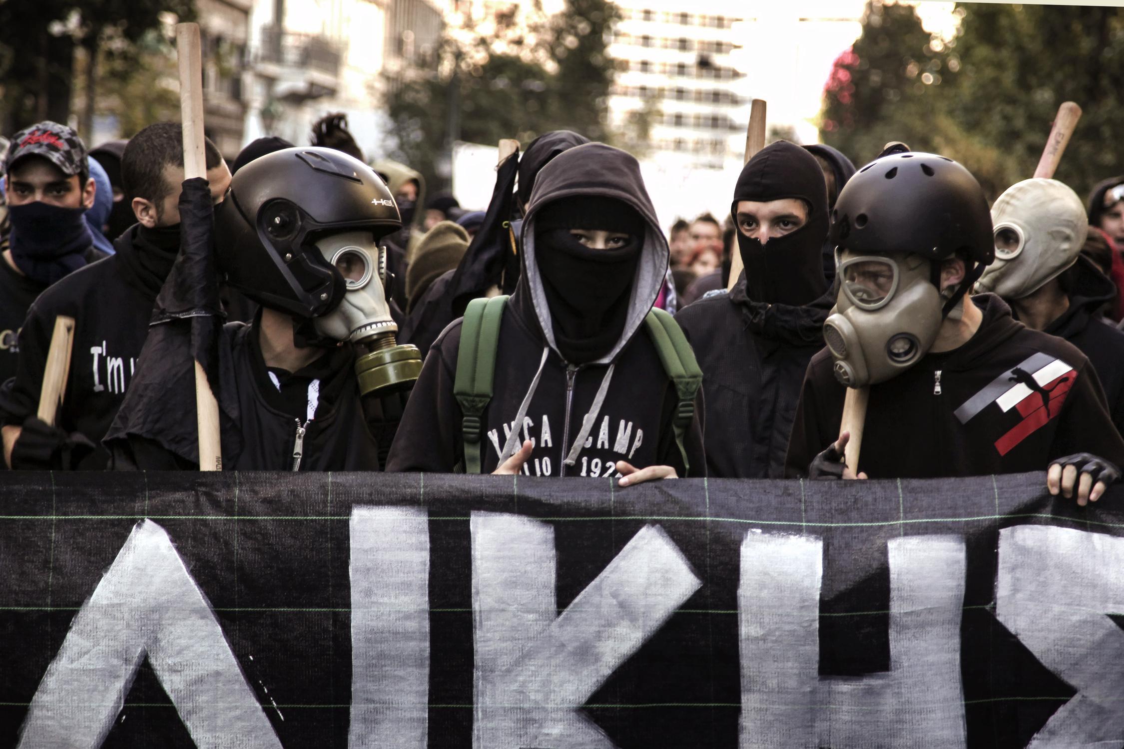 Students protest in memoriam of the six-year anniversary of the murder of Alexis Grigoropoulos by a police officer, in Athens, Dec. 6, 2014 / Πορεία μνήμης μαθητών για τα έξι χρόνια απο την δολοφονία του Αλέξη Γρηγορόπουλου απο αστυνομικό, στην Αθήνα, 6 Δεκεμβρίου, 2014