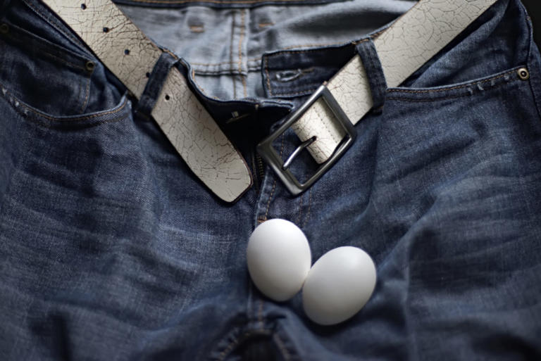 Two eggs and a jean..
