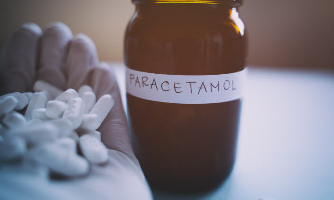 Paracetamol pills reduce negative Virus symptoms. The number on pills indicate the Strength of a single pill 500mg