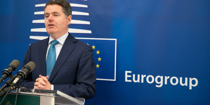 Monday 5th October 2020, Dublin, Ireland. Pictured is Paschal Donohoe, Minister of Finance for Ireland and President of the Eurogroup giving a press conference at his offices in Dublin. Photo:Barry Cronin/European Union