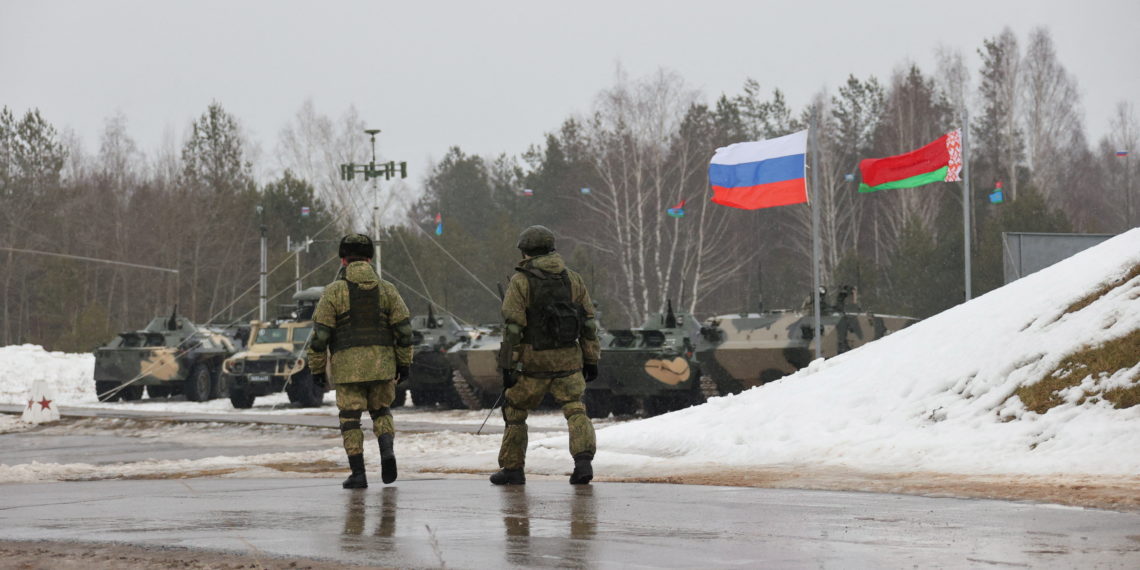 Joint military exercises of Russia and Belarus in the Mogilev region