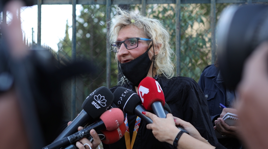 Απολογία στον ανακριτή του 53χρονου, που κατηγορείται ότι βίαζε και εξέδιδε 12χρονη στα Σεπόλια, Τετάρτη 12 Οκτωβρίου 2022. Επίσης, στον ανακριτή οδηγήθηκε και ο 42χρονος ο οποίος έχει συλληφθεί βάση εντάλματος.
(ΒΑΣΙΛΗΣ ΡΕΜΠΑΠΗΣ/EUROKINISSI)