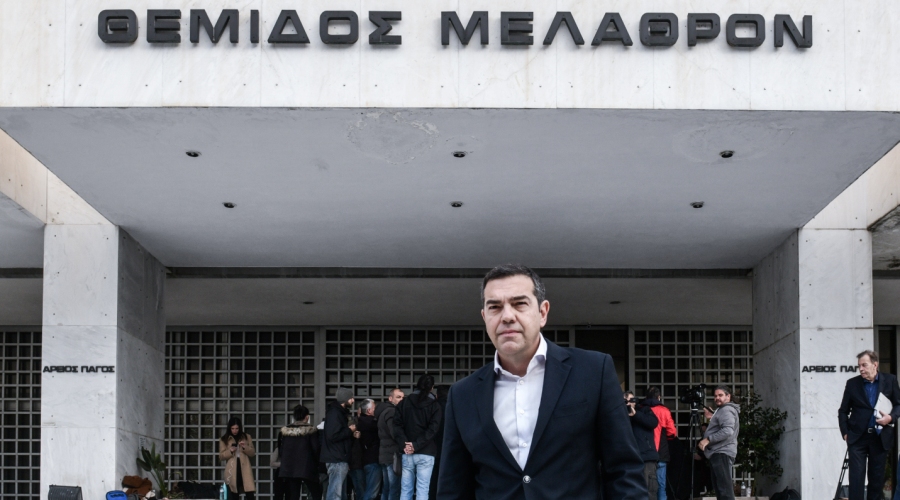 Συνάντηση του προέδρου του ΣΥΡΙΖΑ-ΠΣ Αλέξη Τσίπρα με τον εισαγγελέα του Αρείου Πάγου Ισίδωρο Ντογιάκο μετά τις τελευταίες αποκαλύψεις για το θέμα των παρακολουθήσεων, Δευτέρα 5 Δεκεμβρίου 2022.
(ΤΑΤΙΑΝΑ ΜΠΟΛΑΡΗ/EUROKINISSI)