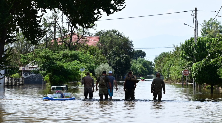 Πλημμύρες και καταστροφές στο νομό Καρδίτσας. 2η μέρα. Παρασκευή 8 Σεπτεμβρίου 2023 (ΜΙΧΑΛΗΣ ΚΑΡΑΓΙΑΝΝΗΣ / EUROKINISSI)