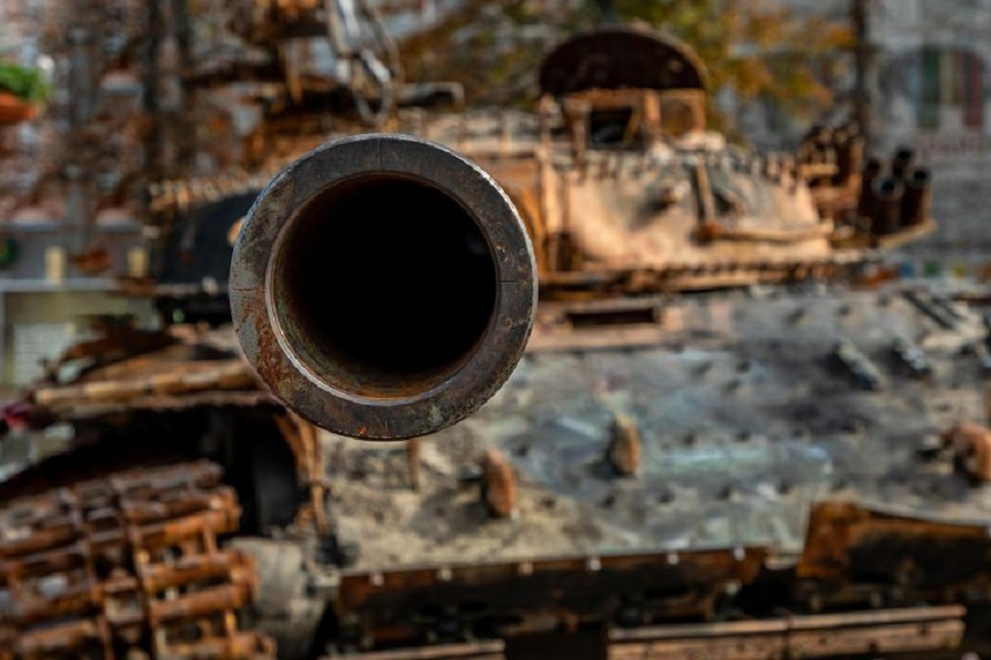 destroyed-military-equipment-russia-war-with-ukraine-burnt-russian-tank-