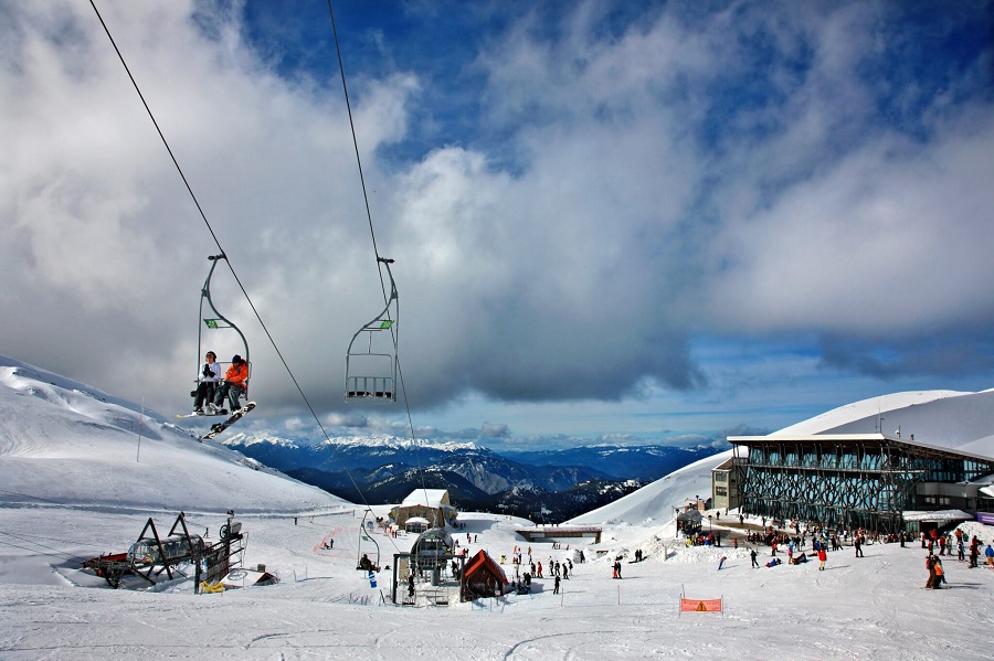 Mount,Parnassus,,Greece-,January,23,,2013.,Kellaria,Ski,Center,,Mt.