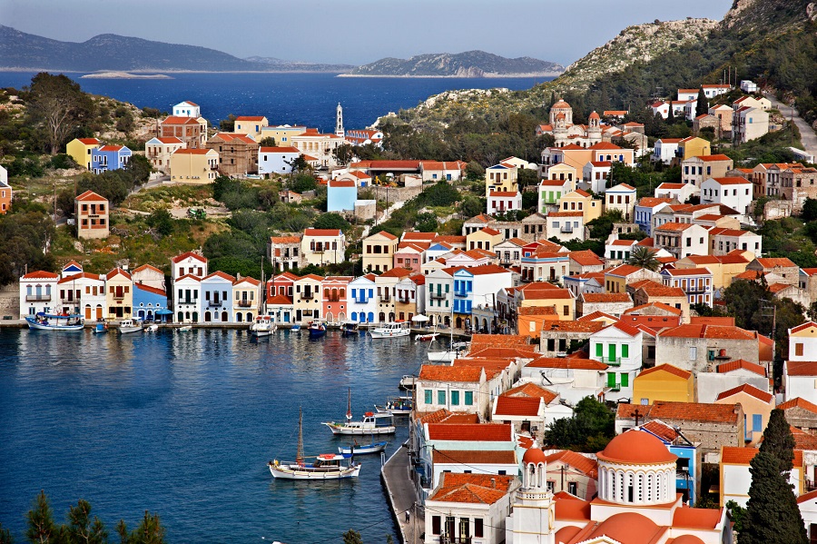 Kastelorizo,Island,,Dodecanese,,Greece-,April,17,,2011.,Partial,View,Of