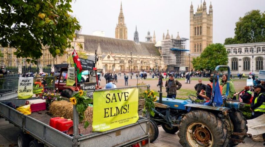 Britain Farmers Protest