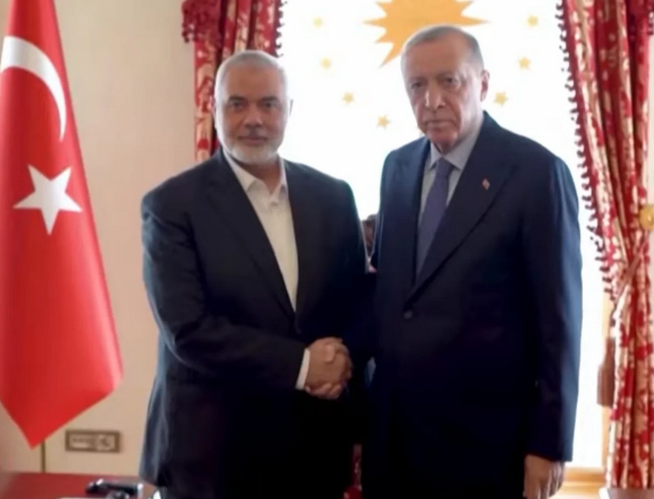 Ο Ερντογάν πρότεινε την μετακόμιση της Χαμάς στην Τουρκία – Συνάντηση με  τον Χανίγια – Makeleio.gr